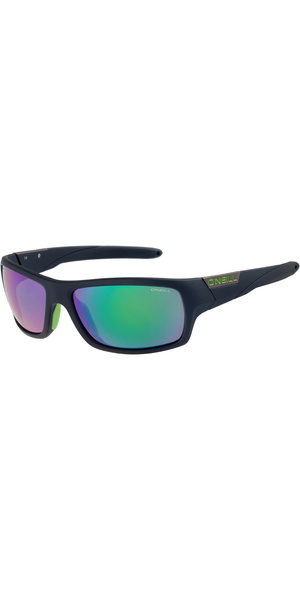 2026 O'Neill Mens Sunglasses Barrel 2.0 ONS-BARREL2.0-132P - Matte Navy / Lime